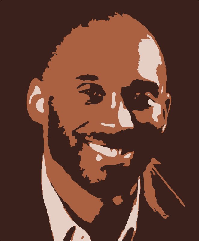 Stencil of Kobe Bryant