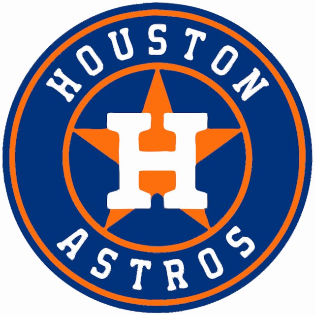 Stencil of Houston Astros