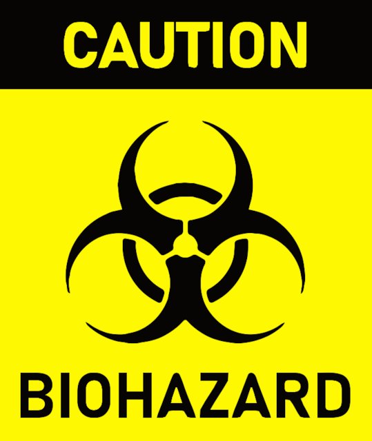 Stencil of Biohazard