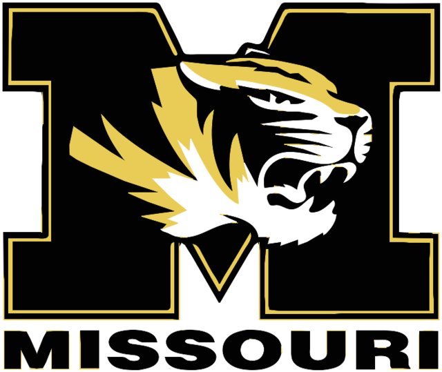 Stencil of Missouri Tigers