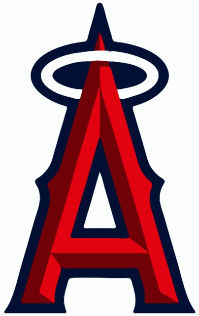 Stencil of Los Angeles Angels