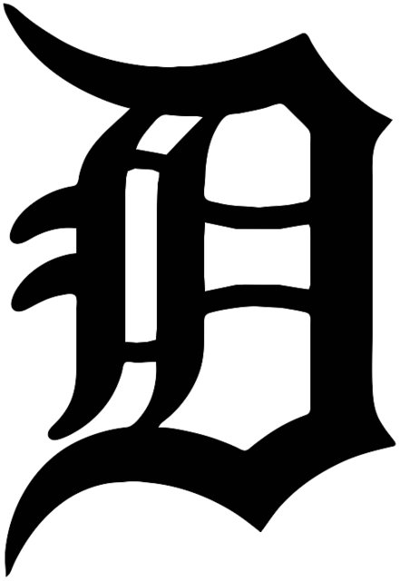 Stencil of Detroit Tigers